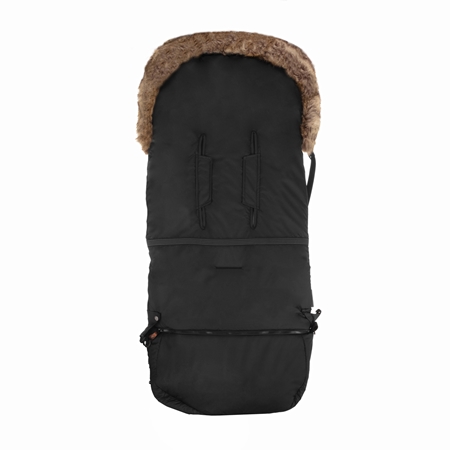 Zopa Fluffy Combi Night Black footmuff notino.ie