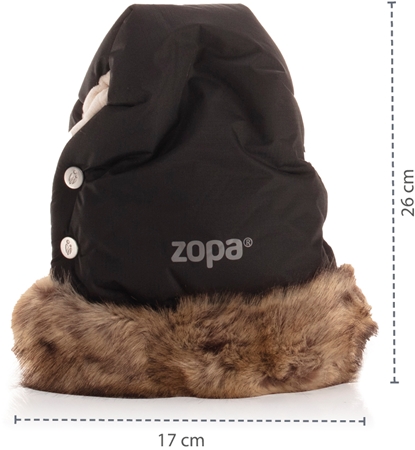 Zopa Fluffy 2 Foggy Grey manoplas para el carrito