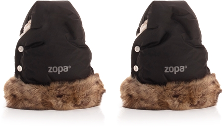 Zopa Fluffy 2 Night Black rukávníky na kočárek