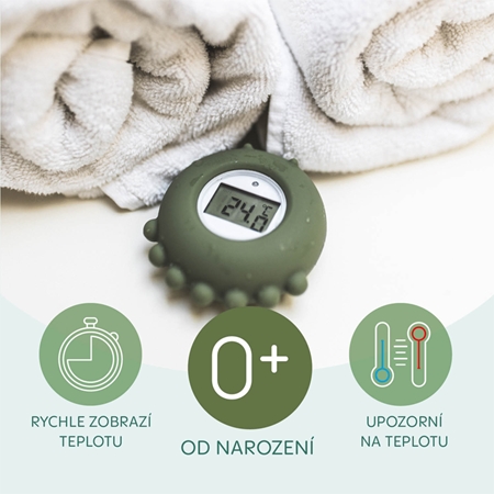 Zopa Silicone Digital Thermometer 2in1 digitální teploměr do vany
