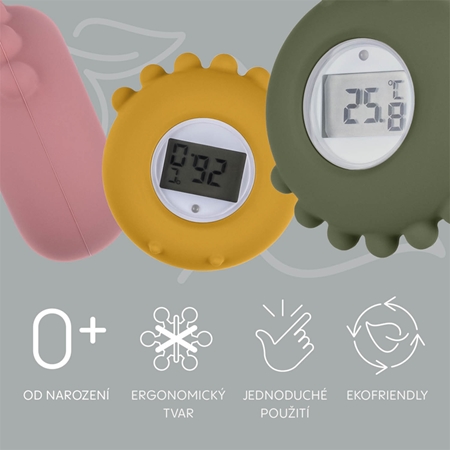 Zopa Silicone Digital Thermometer 2in1 digitální teploměr do vany