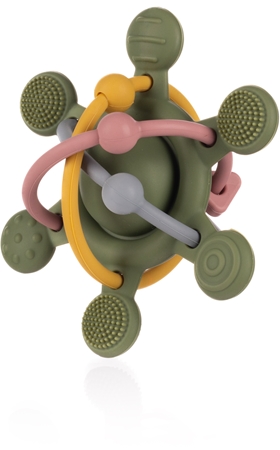 Zopa Silicone Rattle chrastítko s kousátkem