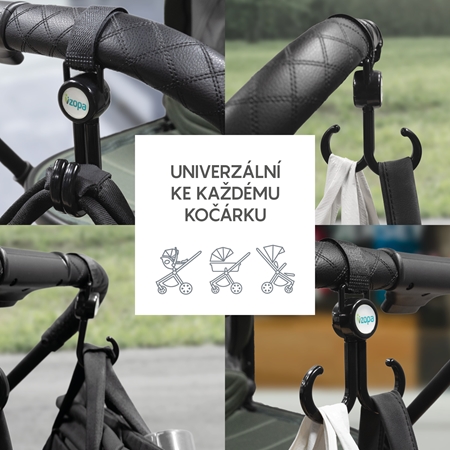 Zopa Double Stroller Hook dvojitý háček na kočárek