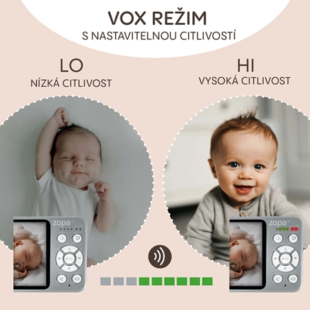 Zopa Digital Videomonitor Observatory digitální video chůvička