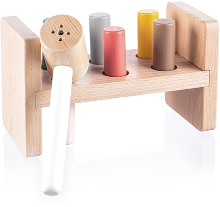 Zopa Wooden Nailer joc interactiv de lovit cu ciocanul din lemn