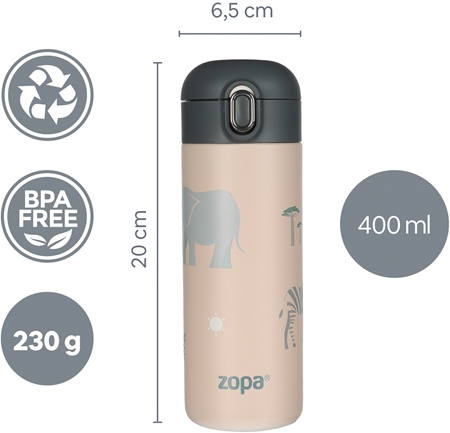 Zopa Thermo Bottle with Drinking Spout термос със сламка