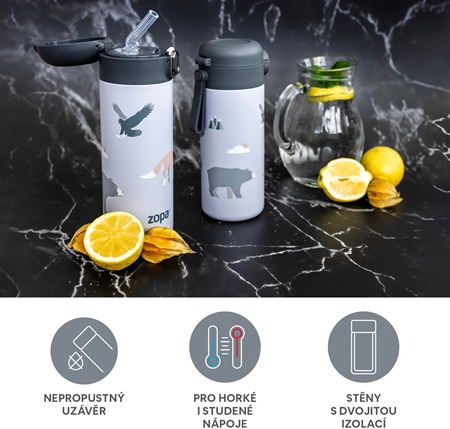 Zopa Thermo Bottle with Drinking Spout termos cu pai