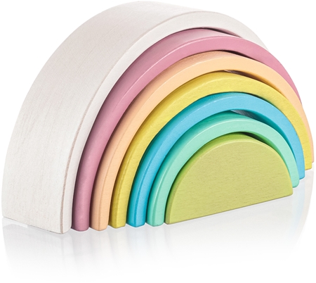 Zopa Wooden Rainbow skládací duha ze dřeva