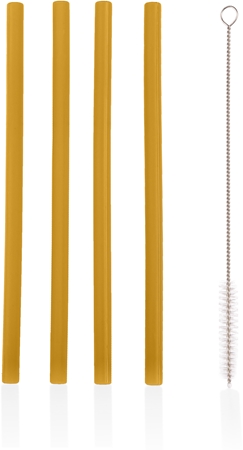 Zopa Silicone Straw silikonové brčko + kartáč
