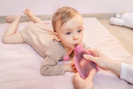 Zopa Silicone Refillable Baby Food Pouch săculeț pentru mâncare