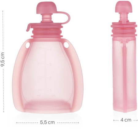 Zopa Silicone Refillable Baby Food Pouch kapsička na jídlo