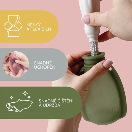 Zopa Silicone Refillable Baby Food Pouch kapsička na jídlo