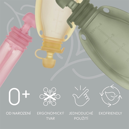 Zopa Silicone Refillable Baby Food Pouch kapsička na jídlo