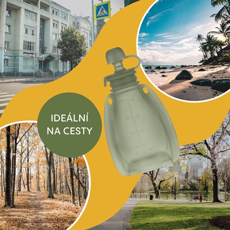 Zopa Silicone Refillable Baby Food Pouch kapsička na jídlo