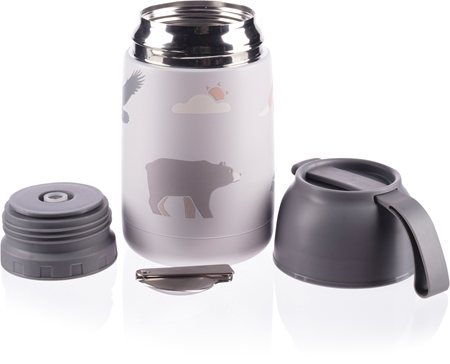 Zopa Food Thermos with Silicone Holder thermos da mangiare