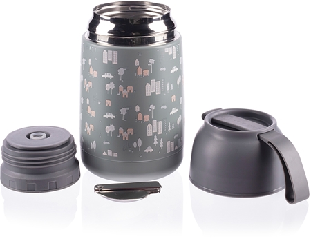 Zopa Food Thermos with Silicone Holder thermos da mangiare