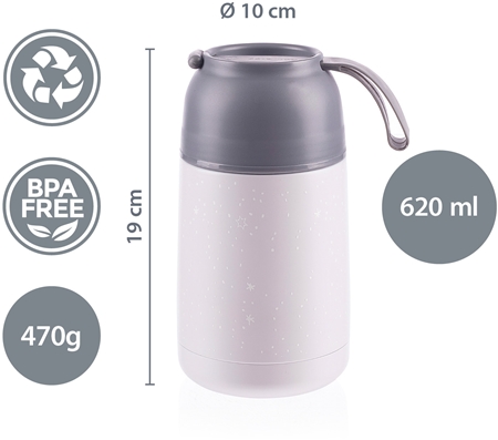 Zopa Food Thermos with Silicone Holder termoska na jídlo