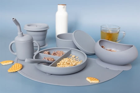 Zopa Silicone Bowl with Lid μπολ σιλικόνης με καπάκι