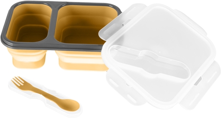 Zopa Silicone Lunch Box Large set posate