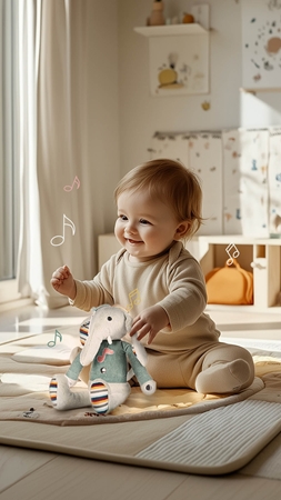 Zopa Plush Interactive Buddy Elephant интерактивна плюшена играчка
