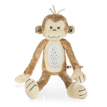 Zopa Plush Sleepy Toy with Projector and Melodies Monkey projektor s melodií