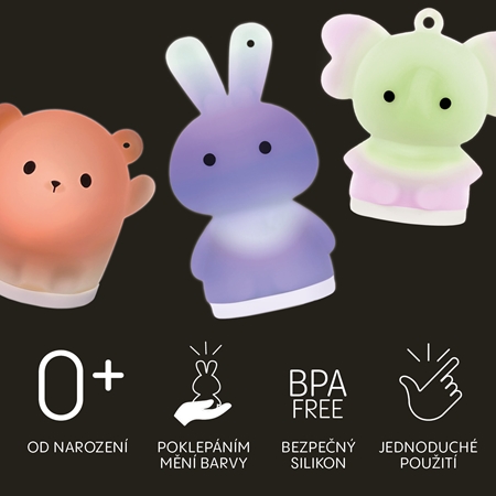 Zopa Silicone LED Hanging Light klíčenka