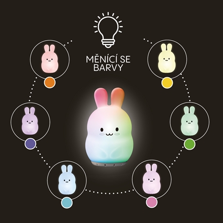 Zopa Silicone LED Lamp Size M noční světlo