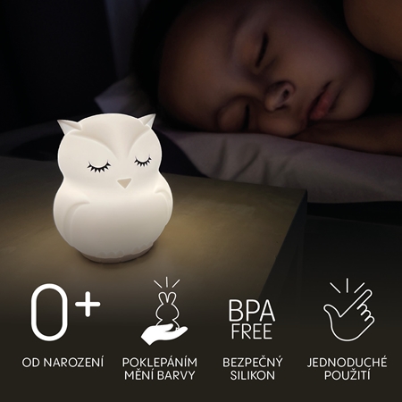 Zopa Silicone LED Lamp Size M noční světlo