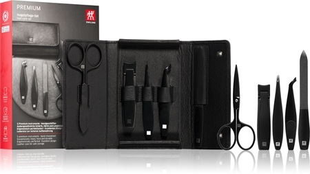 Zwilling Premium Black Manikīra komplekts vīriešiem