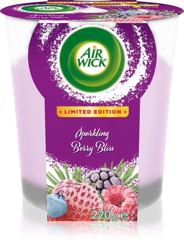 Air Wick Essential Oils Sparkling Berry Bliss XXL scented candle