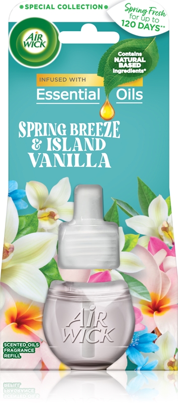 Air Wick Spring Fresh Spring Breeze & Island Vanilla diffuseur