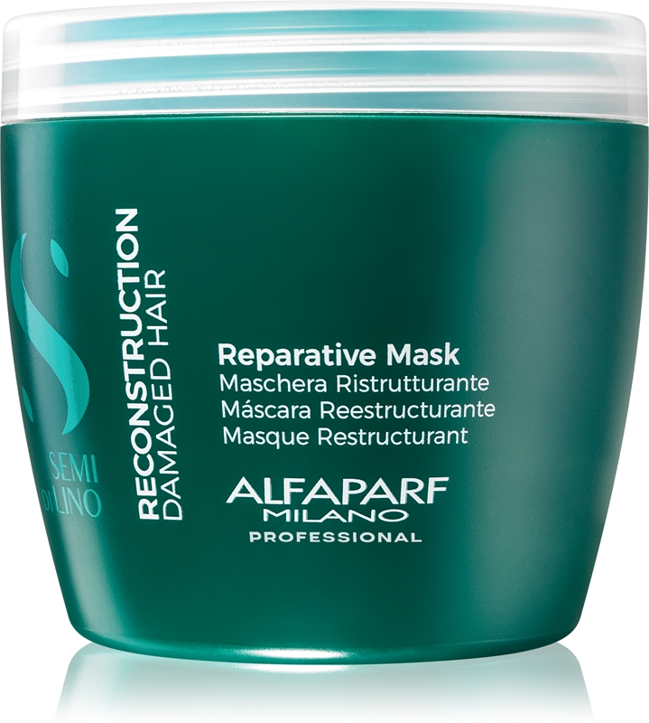 Alfaparf Milano Semi di Lino Reconstruction Reparative Restorative Mask ...