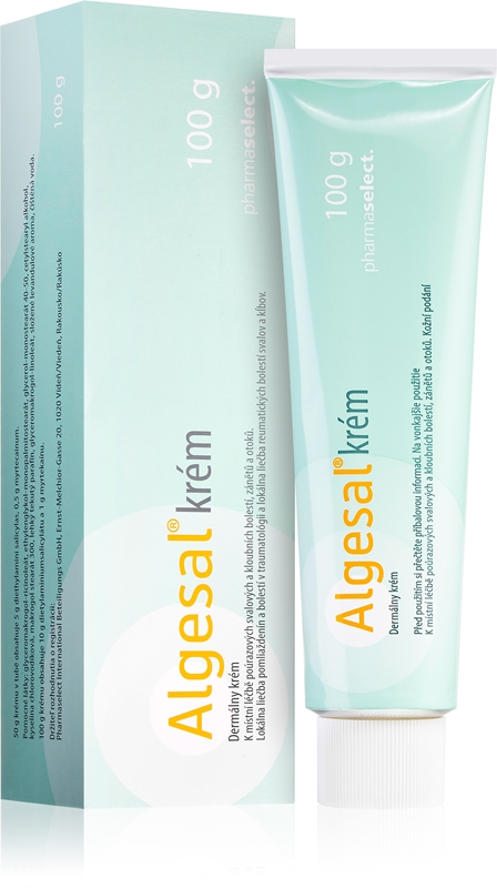 Algesal Algesal 100mg/g+10mg/g krém proti bolesti, zánětu, otoku ...