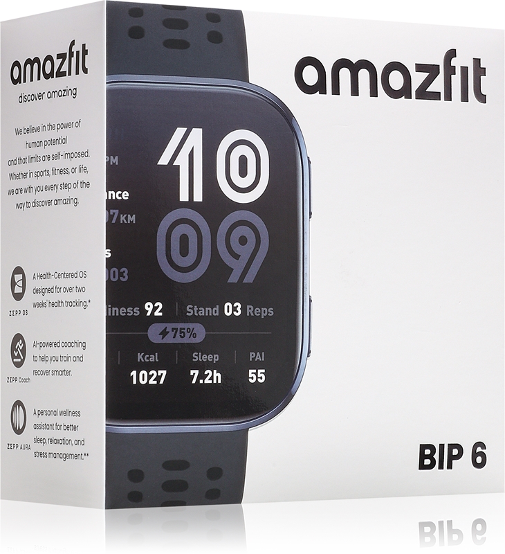 Station De Charge Pour Montre Amazfit Bip 6 - Support USB Compact (60x36x36mm), Matériau ABS, Noir