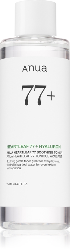 Anua Heartleaf 77% Soothing Toner čistilni in pomirjajoči tonik za obnovo kožne pregrade