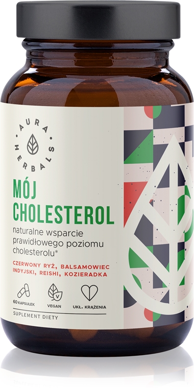 Aura Herbals Mój Cholesterol - Wsparcie Krążenia, 60 Kapsułek