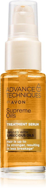 Sérum Nourrissant Avon Advance Techniques à L'huile De Ricin - Pour Cheveux Frisés, 30 Ml, Neuf