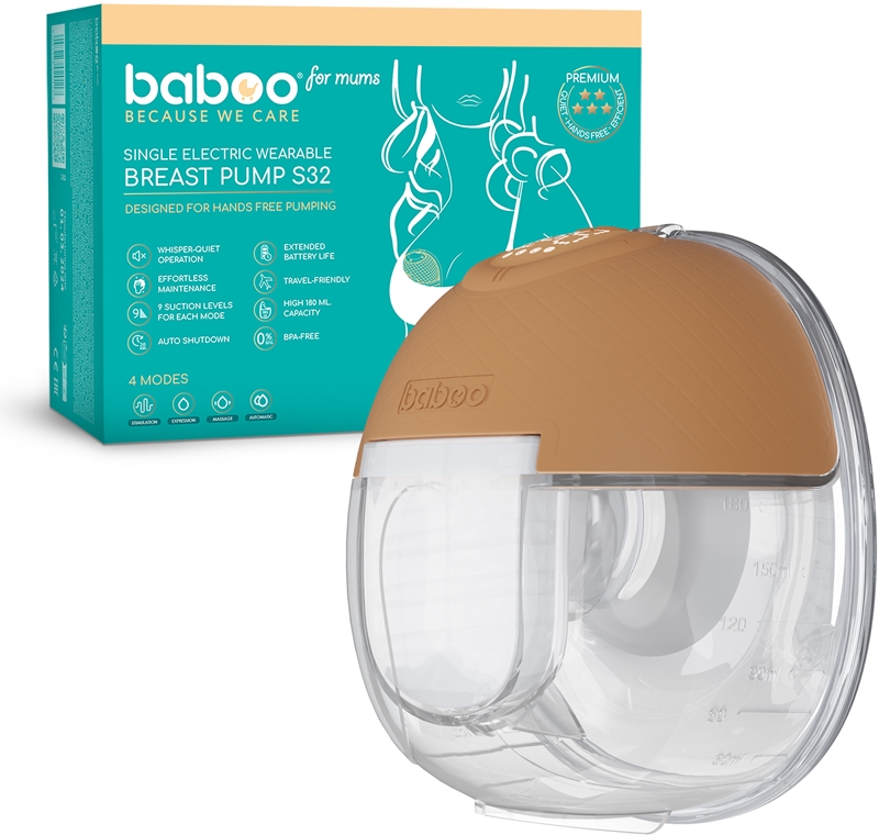 Baboo Electric Wearable Hands-free Breast Pump Tire-lait | notino.fr