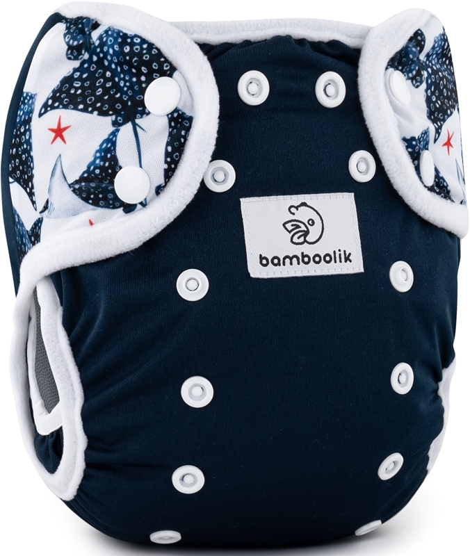 Bamboolik DUO Diaper Cover washable nappy wraps with press studs