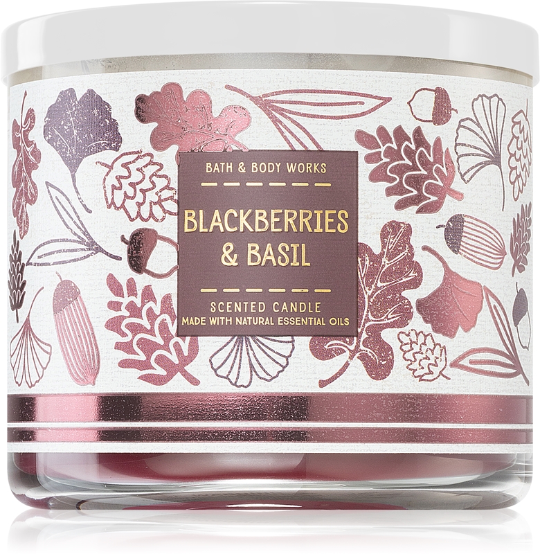 Bath & Body Works Blackberries & Basil vonná svíčka notino.cz