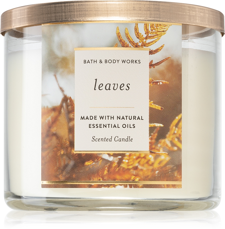 Bath & Body Works Leaves scented candle with essential oils | notino.co.uk