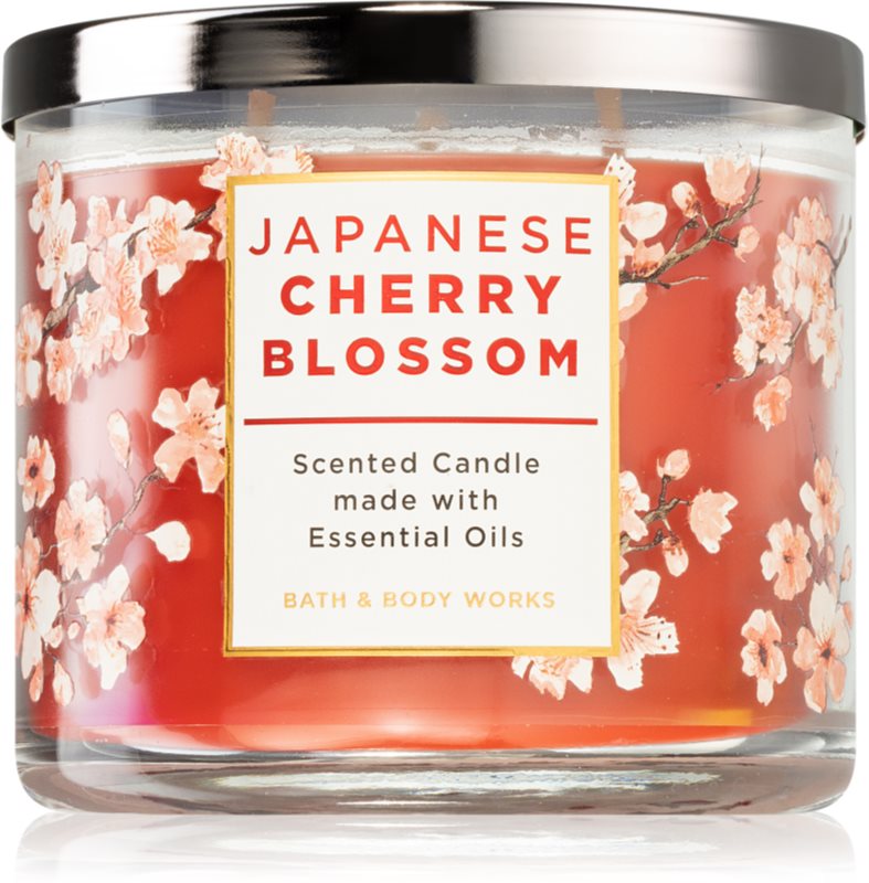 Bath And Body Works Japanese Cherry Blossom Scented Candle Notino Ie