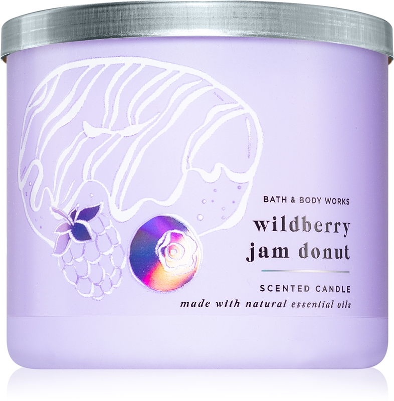 Bath & Body Works Wildberry Jam Donut scented candle notino.co.uk