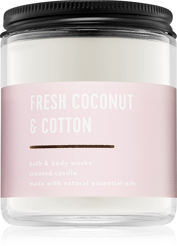 Bath & Body Works Fresh Coconut & Cotton kvapioji žvakė | notino.lt