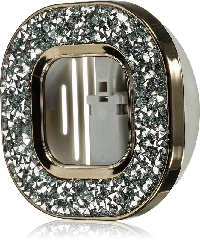 Bath & Body Works Glitter Square car air freshener holder without