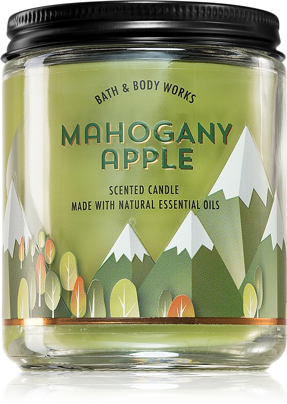 Bath & Body Works Mahogany Apple scented candle notino.co.uk