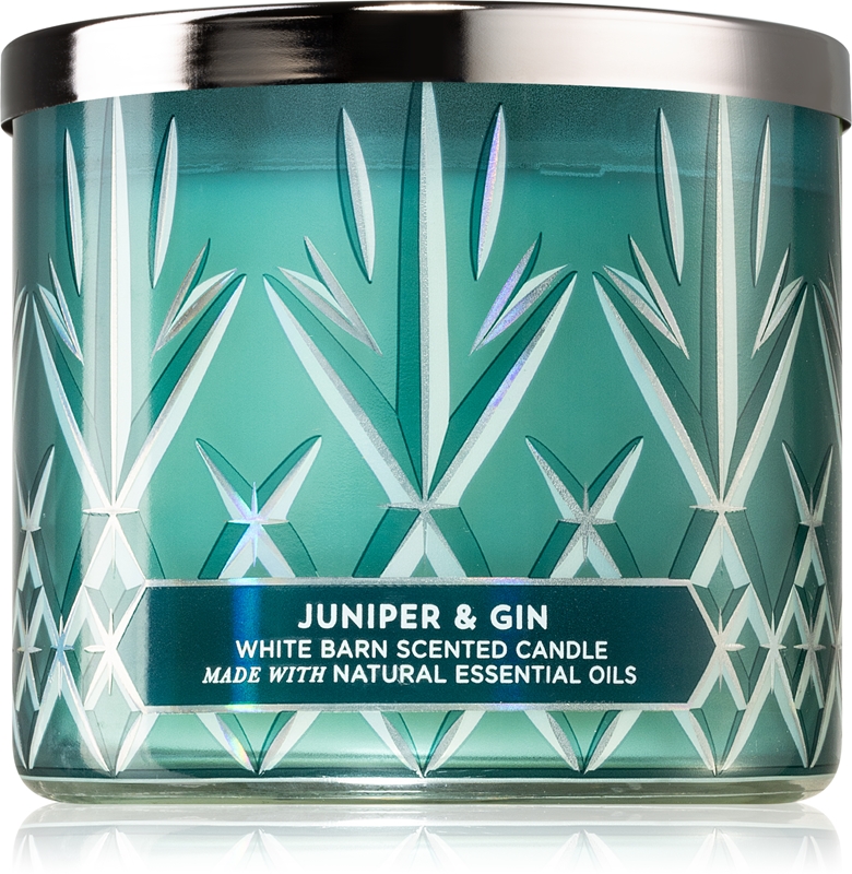 Bath & Body Works Juniper & Gin scented candle notino.co.uk