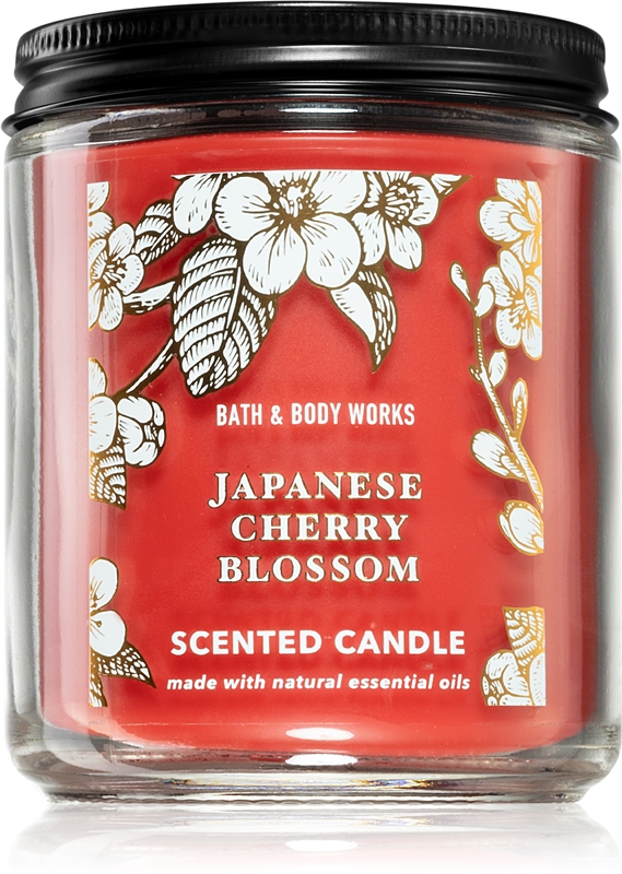 Bath & Body Works Japanese Cherry Blossom scented candle II. notino.ie