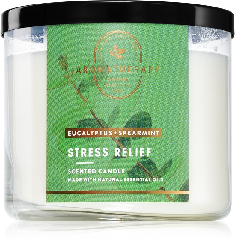 Bath & Body Works Eucalyptus Spearmint scented candle Stress Relief