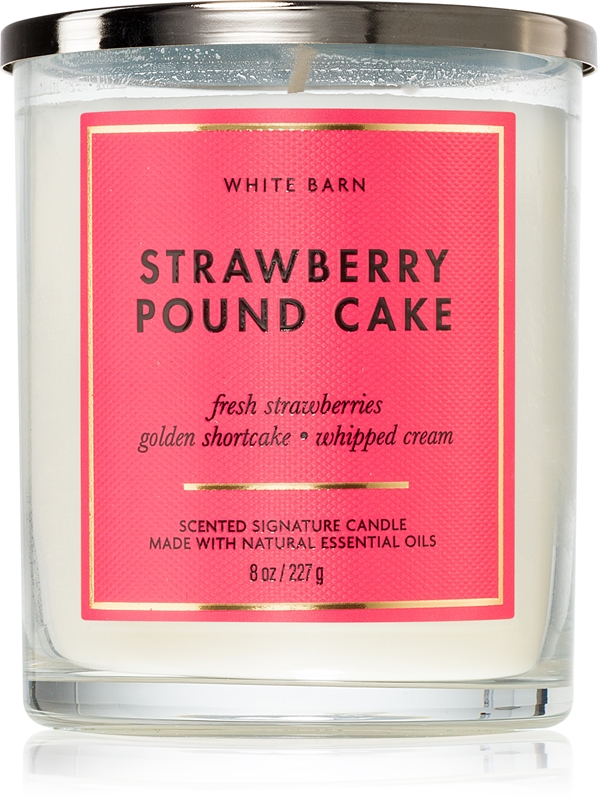 Bath & Body Works Strawberry Pound Cake scented candle | notino.co.uk